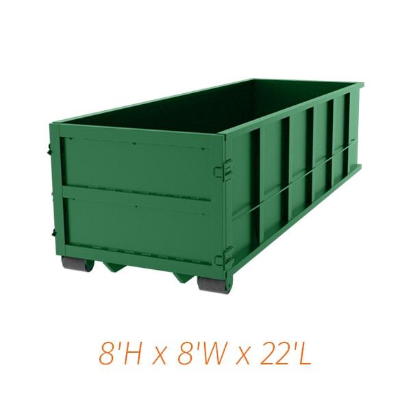 most service providers offer same-day or next-day delivery for a forty yard dumpster